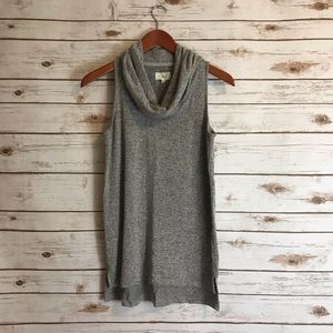 Lou & Grey super soft cowl neck sleeveless sweater